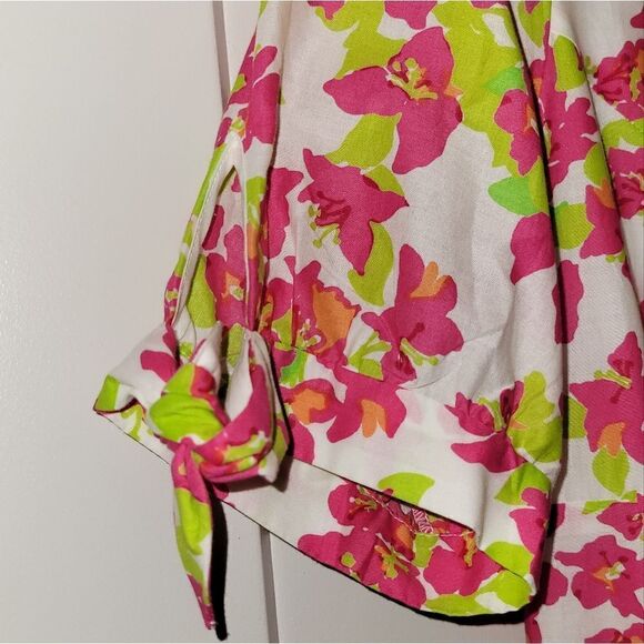 Lilly Pulitzer Falling For You Dress Multicolor Floral Summer Size 8 - Picture 5 of 6